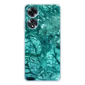 Мраморний чехол на OPPO A60 (VPrint) (Зелений мрамор)