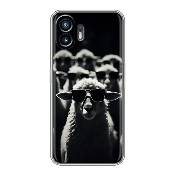 Чехол с принтом «Овечка в очках» для OPPO A6s 5G Чехол с принтом «Овечка в очках» для OPPO A6s 5G