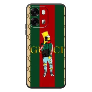 Брендновые Чехлы для OPPO A6s - (PREMIUMPrint) (Барт ГУЧЧИ)