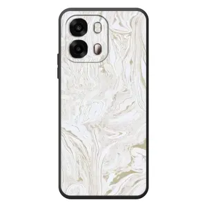 Мраморний чехол на OPPO A6s (VPrint) (Білий мрамор)