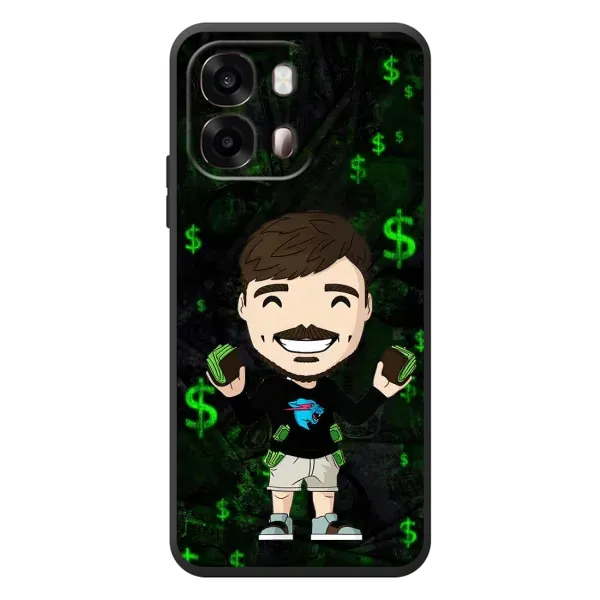 Чехол с принтом «Блогер Beast» для OPPO A6s