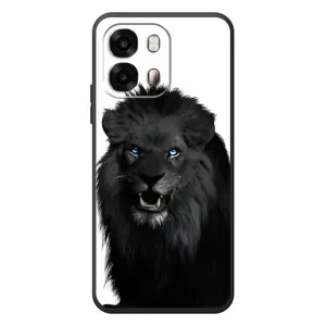Чехлы с картинками животных OPPO A6s (Черный ЛЕВ)