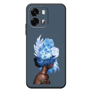 Чехлы (ART) Цветы на OPPO A6s (VPrint) (Цветы на голове)