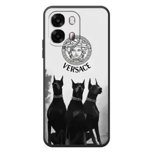 Чехлы VERSACE для
ОПО A6с
(PREMIUMPrint) (Доберман Версаче)