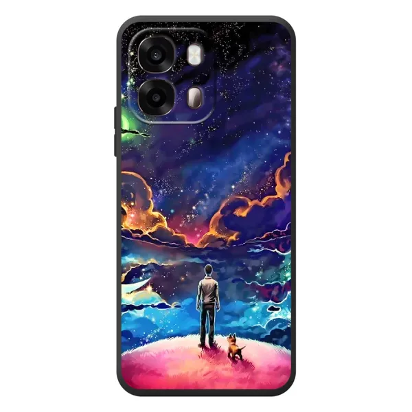 Чехол с принтом «Галактический вид» для OPPO A6s
