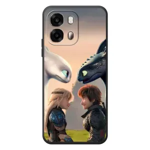 Чехол как приручить дракона на OPPO A6s (Иккинг и Астрид)