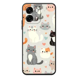 Чохол з малюнком кіт на OPPO A6s (Колаж котів)