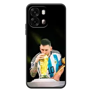 Чехлы для OPPO A6s (Leo чемпион) (AlphaPrint) (Кубок Месси)