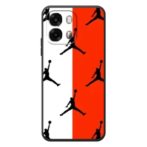 Чехлы для OPPO A6s - с картинкой JORDAN (AlphaPrint) (Лого Джордан)