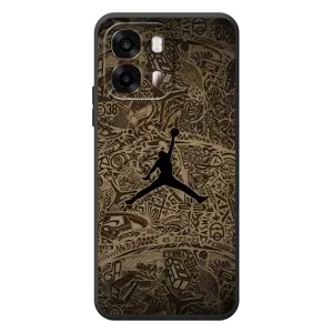 Чехлы для OPPO A6s - с картинкой JORDAN (AlphaPrint) (Logo Jordan)
