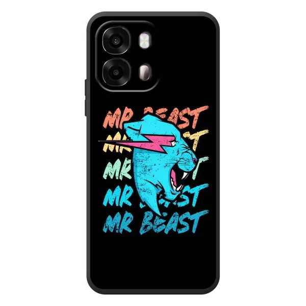 Чехол с принтом «logo Mr beast» для OPPO A6s