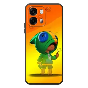 Чехол для OPPO A6s Бравл Старс (VPrint) (Хлопчик Леон)