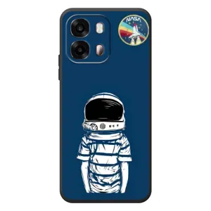 Чехол NASA для OPPO A6s (AlphaPrint) (Мальчик в шлеме)