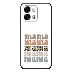 Чехол с принтом «Текстовый коллаж мама» для OPPO A6s