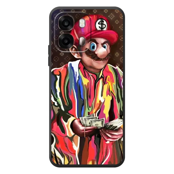 Чехол с принтом «Mario LV» для OPPO A6s