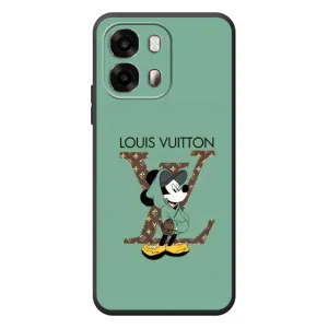 Чохли Луі Вітон для OPPO A6s (AlphaPrint - LOUIS VUITTON) (Міккі Маус LV)
