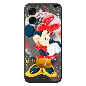 Чехол Disney Mouse OPPO A6s (PREMIUMPrint) (Minni с бантиком)