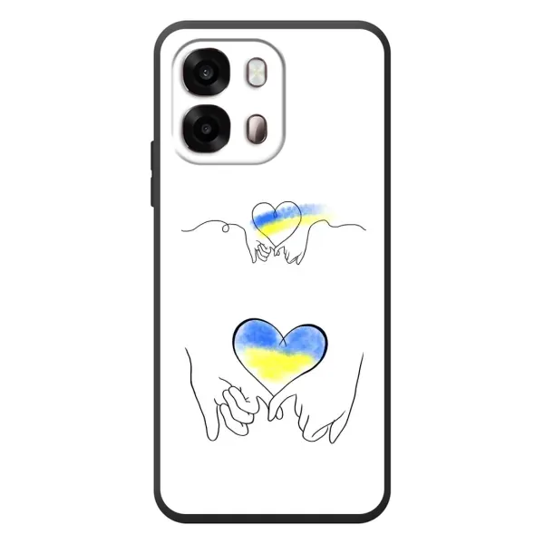 Чехол с принтом «Мир Украине» для OPPO A6s