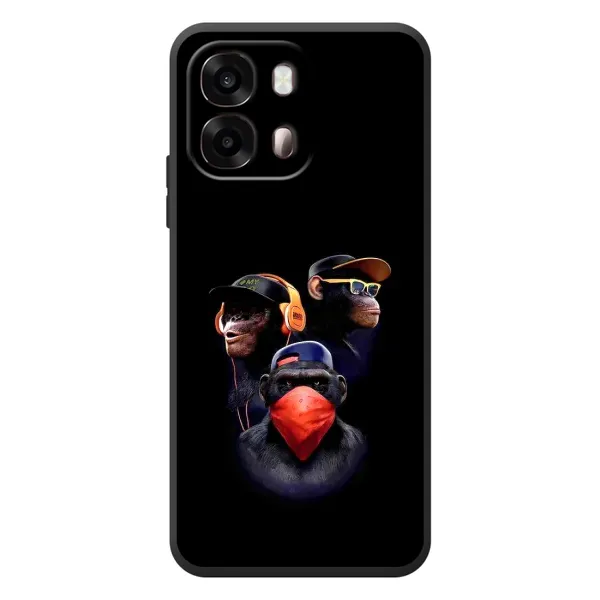 Чохол з принтом «Три мавпи» для OPPO A6s Чохол з принтом «Три мавпи» для OPPO A6s