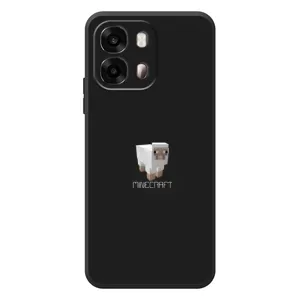 Чехол Майнкрафт на OPPO A6s (AlphaPrint) Minecraft (Овечка Майнкрафт)