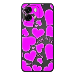 Чехлы для любимой на 

ОПО A6с 
 (VPrint) (Pink hearts)