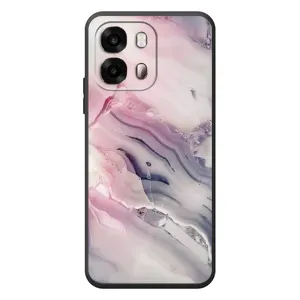 Мраморний чехол на OPPO A6s (VPrint) (Пурпурний Мрамор)