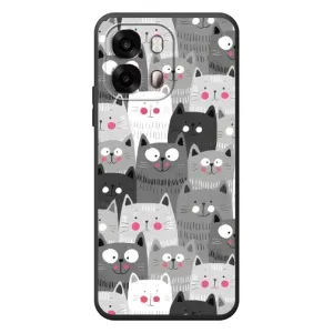 Чехлы с Котиками для OPPO A6s (VPrint) (Рисованные котики)