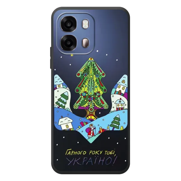Чехол с принтом «Рождественский герб» для OPPO A6s Чехол с принтом «Рождественский герб» для OPPO A6s