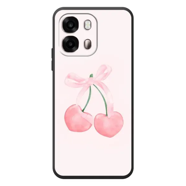 Чехол с принтом «Розовые вишни» для OPPO A6s