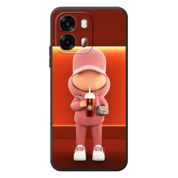 Чехол с принтом «С Кофе» для OPPO A6s