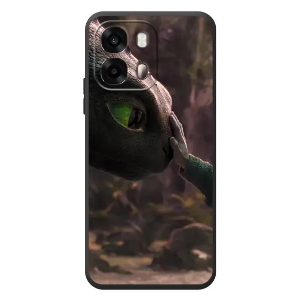 Чехол с принтом «Сцена с драконом» для OPPO A6s