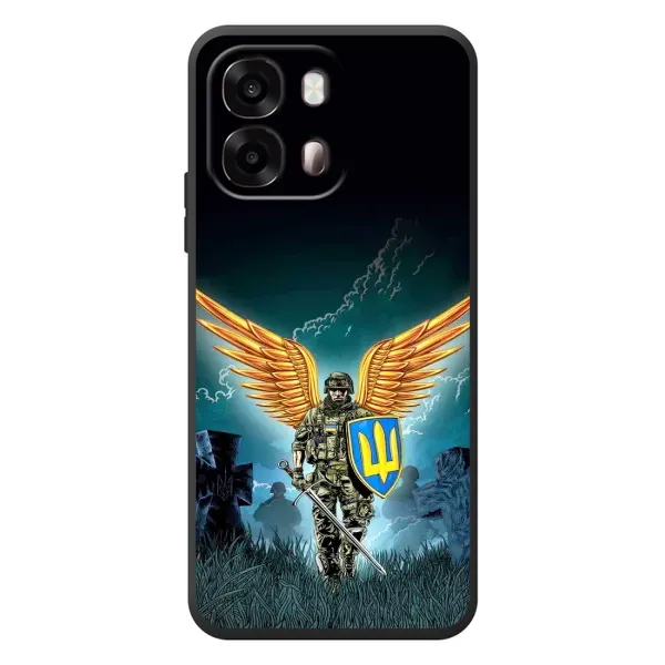 Чохол з принтом «Солдат ЗСУ» для OPPO A6s