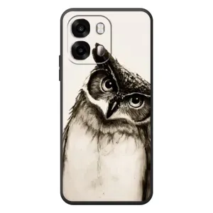 Чехол с птицами на OPPO A6s (VPrint) (Сова)