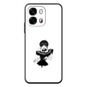 Чехлы Венсдей на OPPO A6s Уэнсдей (AlphaPrint) (танец Уэнздей)