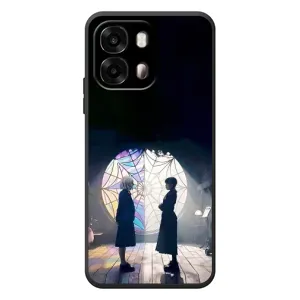 Чехлы Венсдей на OPPO A6s Уэнсдей (AlphaPrint) (Уэнздей и Инид)