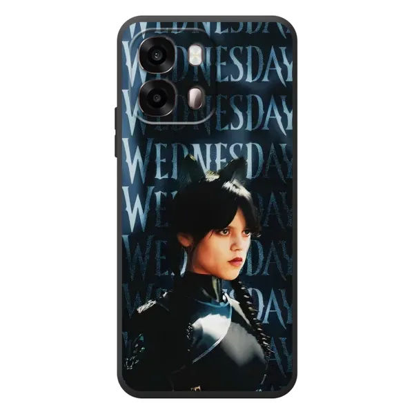 Чехол с принтом «Уэнздей кошка» для OPPO A6s Чехол с принтом «Уэнздей кошка» для OPPO A6s