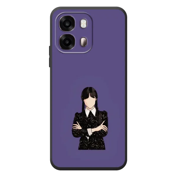 Чехол с принтом «Уэнздей в черном» для OPPO A6s Чехол с принтом «Уэнздей в черном» для OPPO A6s
