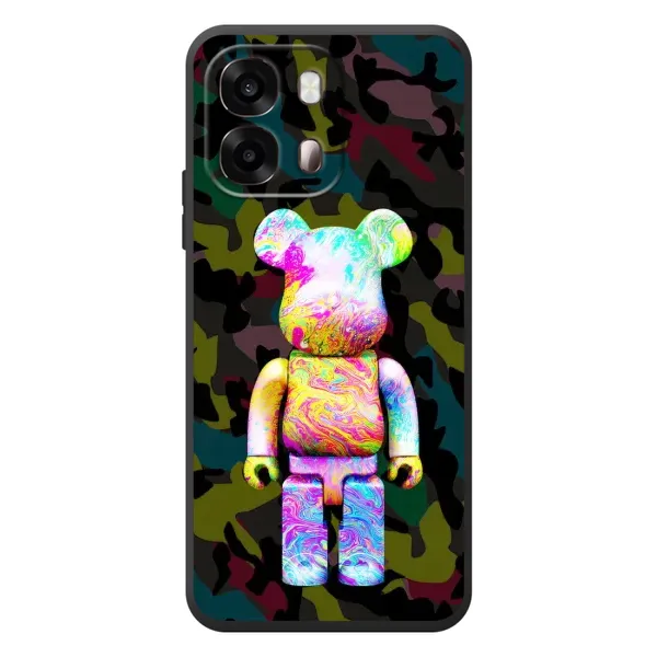 Чехол с принтом «Яркий Bearbrick» для OPPO A6s