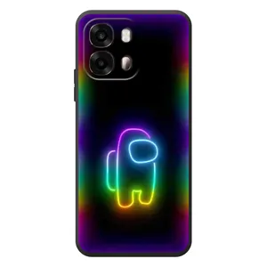Чехол Амонг Ас для OPPO A6s (AlphaPrint) (Яркий скин)
