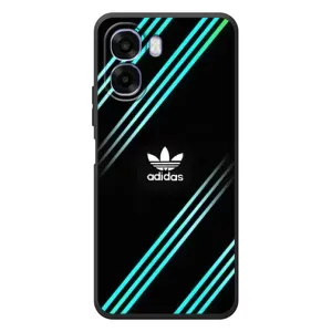 Чехлы Адидас для OPPO A6x (AlphaPrint) (Адидас с полосами)