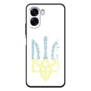 Чехлы для OPPO A6x  Укр. Символика (AlphaPrint) (Герб из букв)