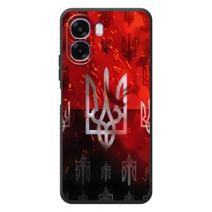 Украинские Чехлы для OPPO A6x с картинкой УПА (AlphaPrint) (ГЕРБ УПА)