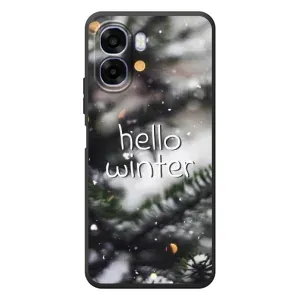 Новогодние, Праздничные Чехлы для OPPO A6x - 2024 год (Hello winter)