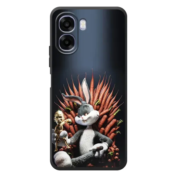 Чехол с принтом «Король Кролик» для OPPO A6x