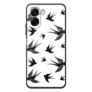 Чехол с птицами на OPPO A6x (VPrint) (Ласточки)
