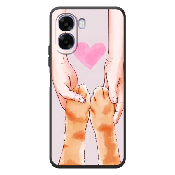 Чехол с принтом «Любовь к котикам» для OPPO A6x