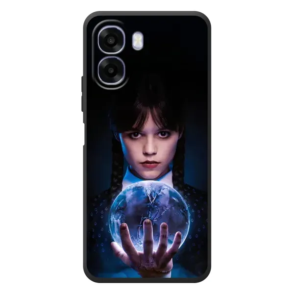 Чохол з принтом «Магічна сфера Венздей» для OPPO A6x Чохол з принтом «Магічна сфера Венздей» для OPPO A6x