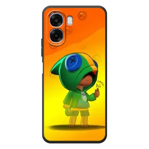 Чехол для OPPO A6x Бравл Старс (VPrint) (Мальчик Леон)