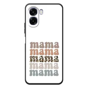 Чехлы для мамы на OPPO A6x (Текстовый коллаж мама)