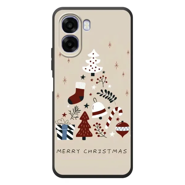 Чехол с принтом «Merry Christmas» для OPPO A6x